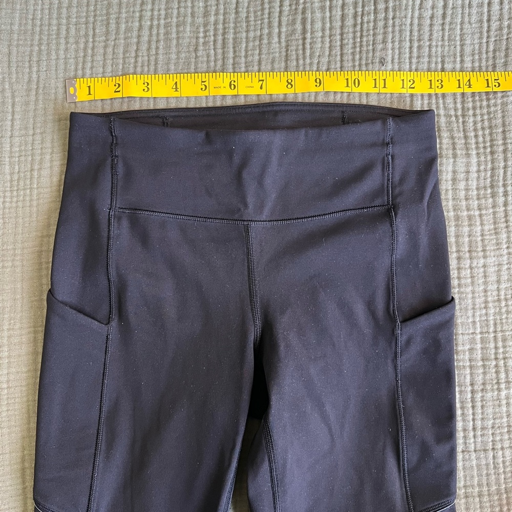 Lululemon Black Speed Up Leggings, High Waist - Picture 3 of 7